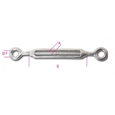 TENDITORE OCCHIO - OCCHIO DA 5MM ZINCATO