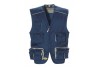 GILET MULTITASCHE COTONE BLU