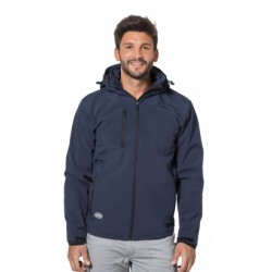 GIACCA SOFTSHELL C/CAPPUCCIO STACCABILE