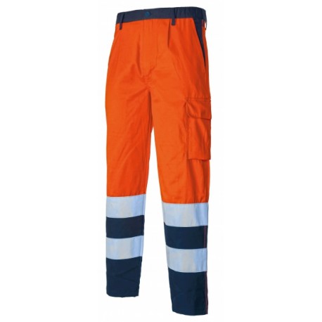 PANTALONE ESTIVO ARANCIO H/V C/BANDE RIFR + BLU