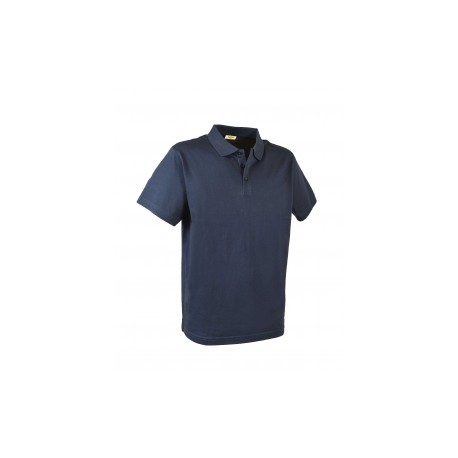 POLO JERSEY 100% COTONE BLU 165GR